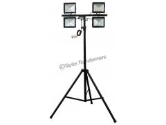 110V 4 X 30W LED MAST LIGHT ON HEAVY DUTY TRIPOD STAND