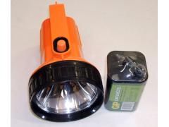 6V HAND HELD WATERPROOF TORCH ( BATTERY NOT INCLUDED )